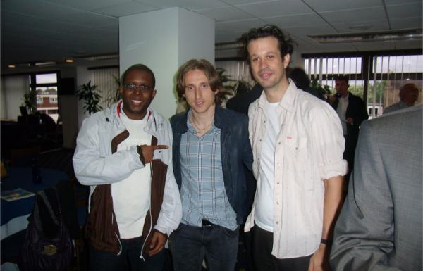 Luka Modric i britanski novinari na predstavljanju Zadra u Londonu 2012