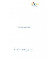 Turistička statistika - ožujak 2024