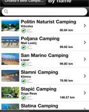 Kamping vodič za smartphone mobitele