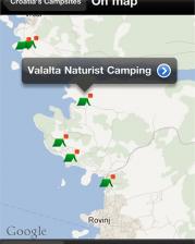 Kamping vodič za smartphone mobitele