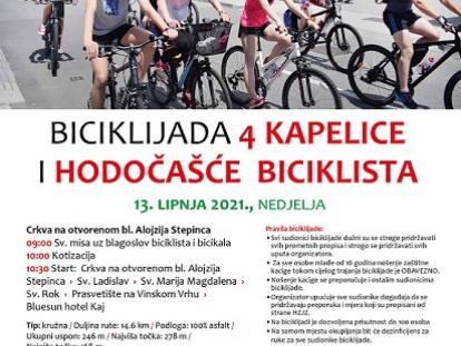 TZO Marija Bistrica Biciklijada 4 kapelice i hodočašće biciklista