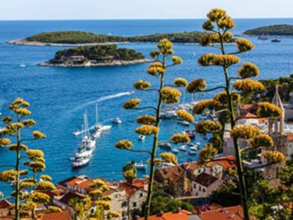 TZ Splitsko-dalmatinske Hvar panorama